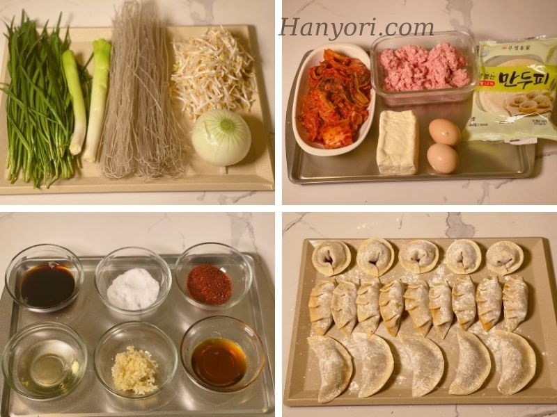 Bánh xếp Mandu, món ăn gói tài lộc ngày tết - Kimchi Mandu (김치 만두)